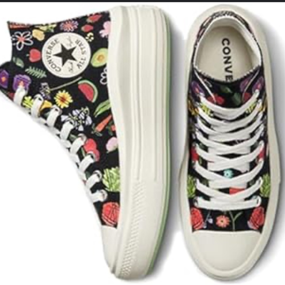 Converse Chuck Taylor All Star "Things To Grow" High Tops Size 7 - Picture 2 of 11